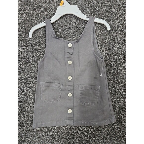 Jessica Simpson Baby Girl Infant 12 Month Dress Shirt Set Gray White New NWT - Picture 3 of 10